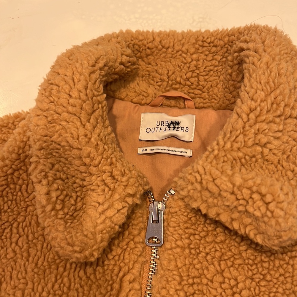 Teddy Cropped Jacket - Picture 2 of 4